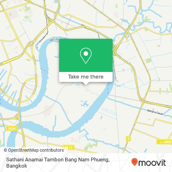 Sathani Anamai Tambon Bang Nam Phueng map