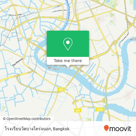 โรงเรียนวัดบางโคร่งนอก map