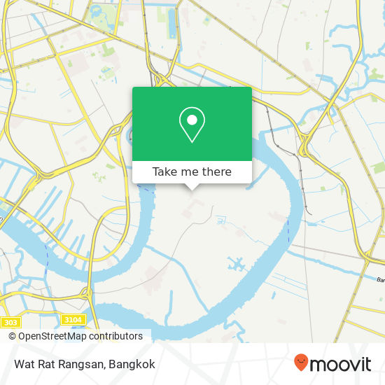 Wat Rat Rangsan map