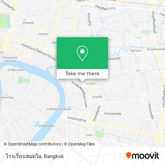 โรงเรียนสมถวิล map