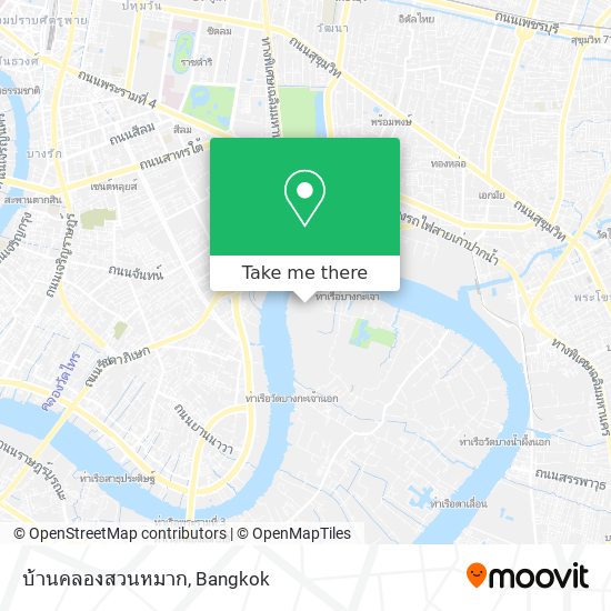 บ้านคลองสวนหมาก map