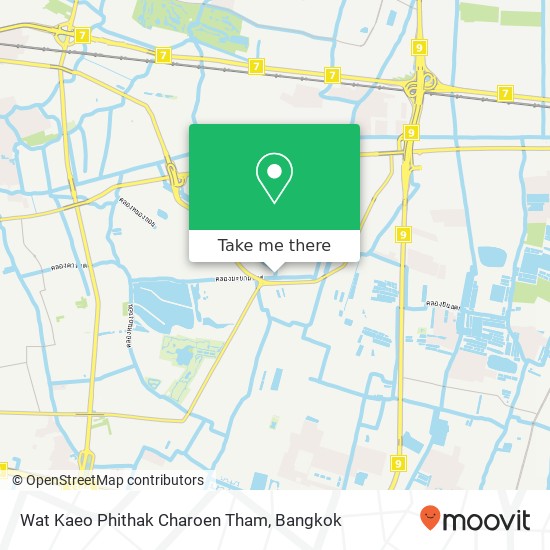 Wat Kaeo Phithak Charoen Tham map