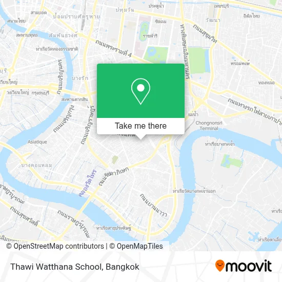 Thawi Watthana School map