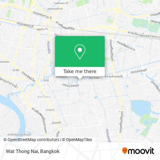 Wat Thong Nai map