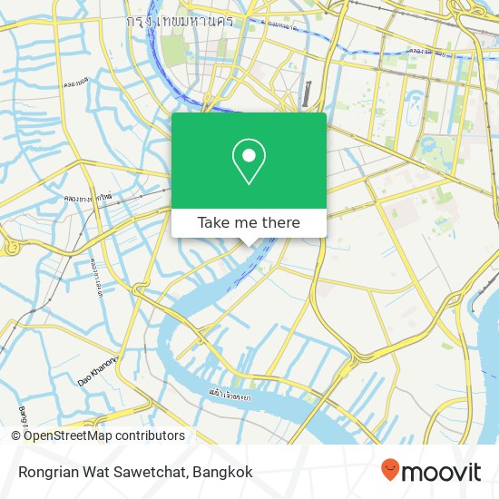 Rongrian Wat Sawetchat map