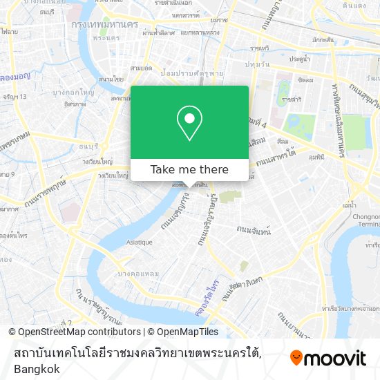 สถาบันเทคโนโลยีราชมงคลวิทยาเขตพระนครใต้ map