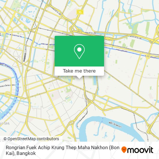 Rongrian Fuek Achip Krung Thep Maha Nakhon (Bon Kai) map