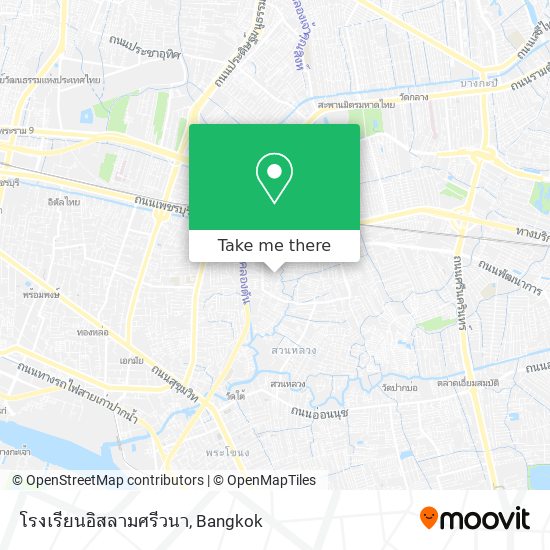 โรงเรียนอิสลามศรีวนา map