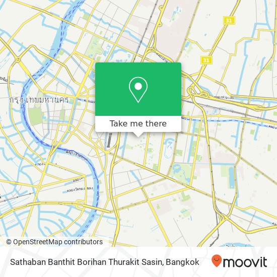 Sathaban Banthit Borihan Thurakit Sasin map