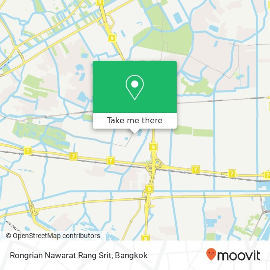 Rongrian Nawarat Rang Srit map