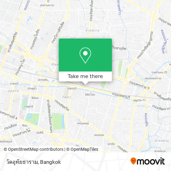 วัดอุทัยธาราม map
