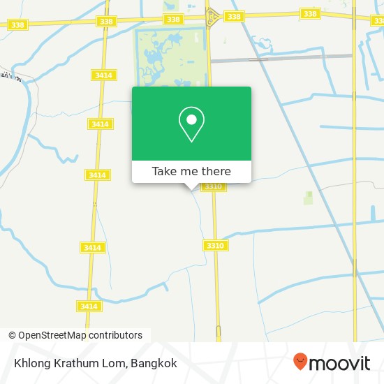 Khlong Krathum Lom map