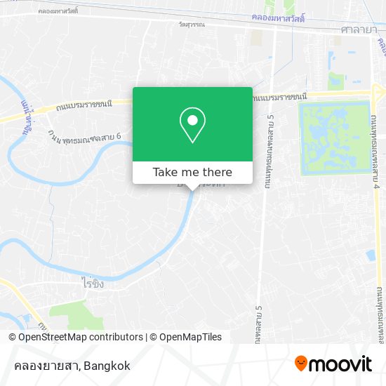 คลองยายสา map