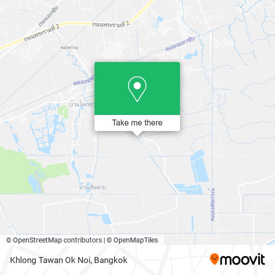 Khlong Tawan Ok Noi map