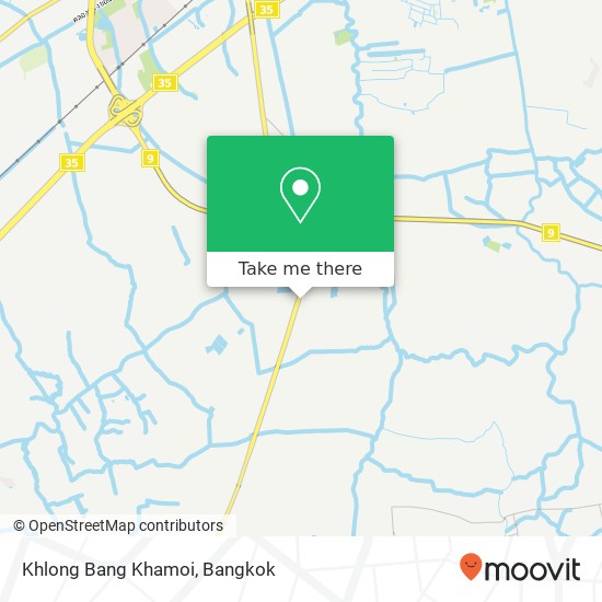 Khlong Bang Khamoi map