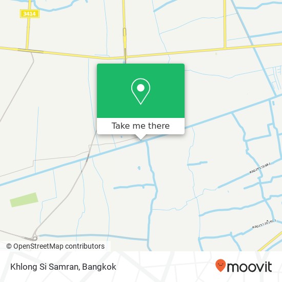 Khlong Si Samran map