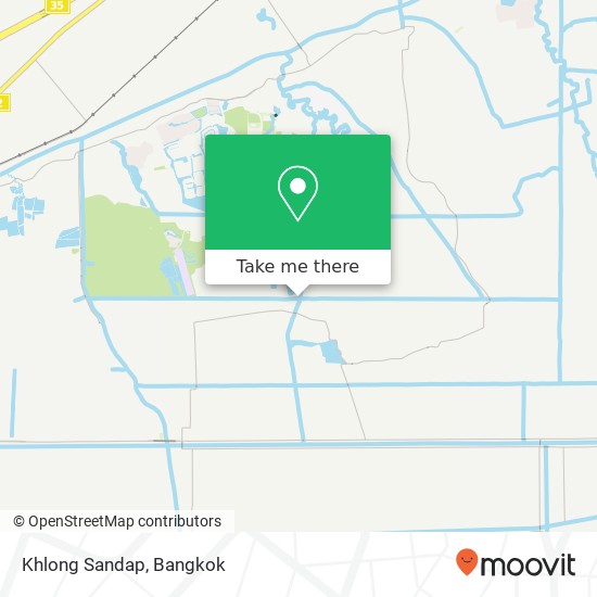 Khlong Sandap map