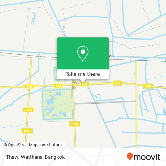 Thawi Watthana map