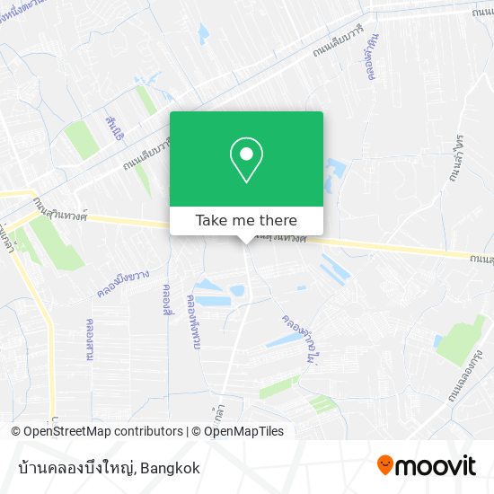 บ้านคลองบึงใหญ่ map