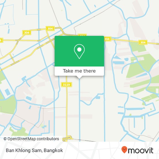 Ban Khlong Sam map