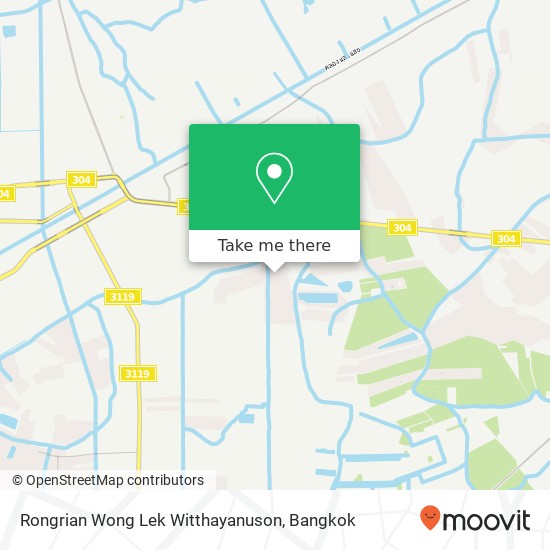 Rongrian Wong Lek Witthayanuson map