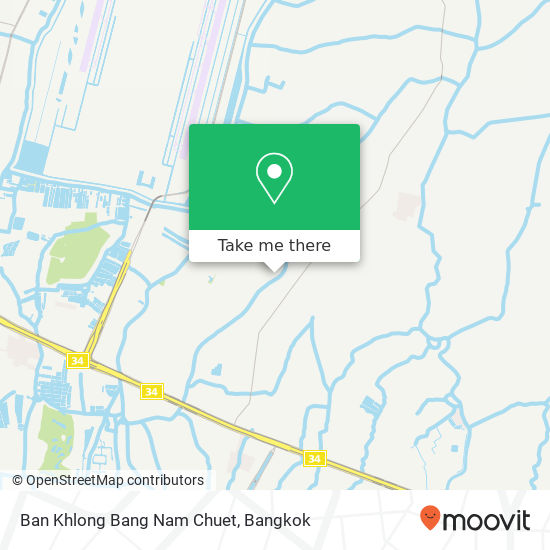 Ban Khlong Bang Nam Chuet map