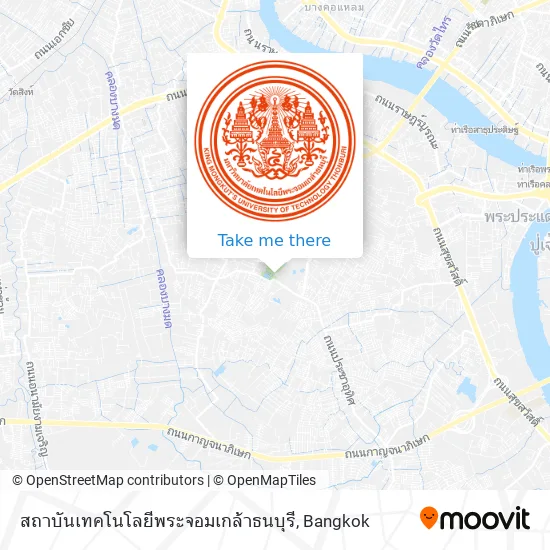 สถาบันเทคโนโลยีพระจอมเกล้าธนบุรี map