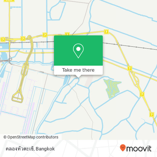 คลองหัวตะเข้ map