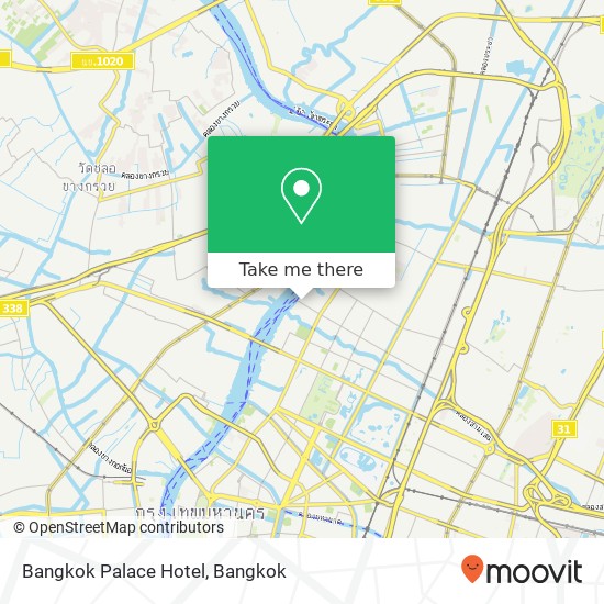 Bangkok Palace Hotel map