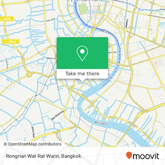 Rongrian Wat Rat Warin map