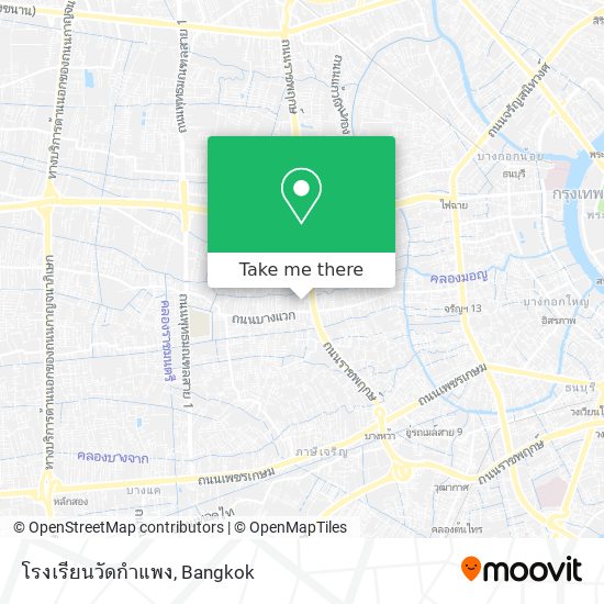 โรงเรียนวัดกำแพง map