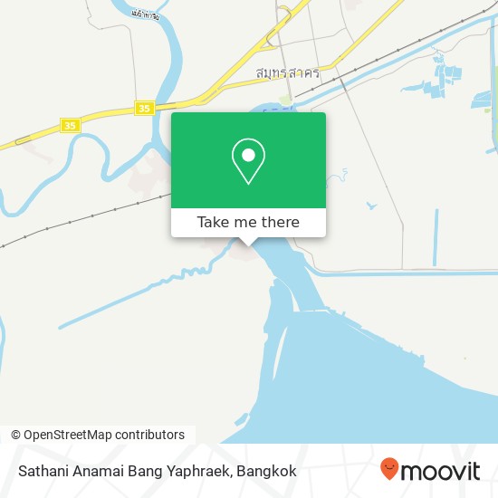 Sathani Anamai Bang Yaphraek map