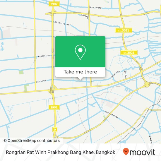 Rongrian Rat Winit Prakhong Bang Khae map