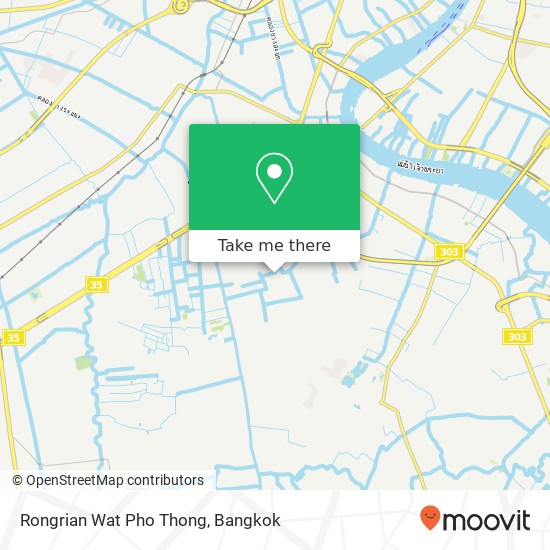 Rongrian Wat Pho Thong map