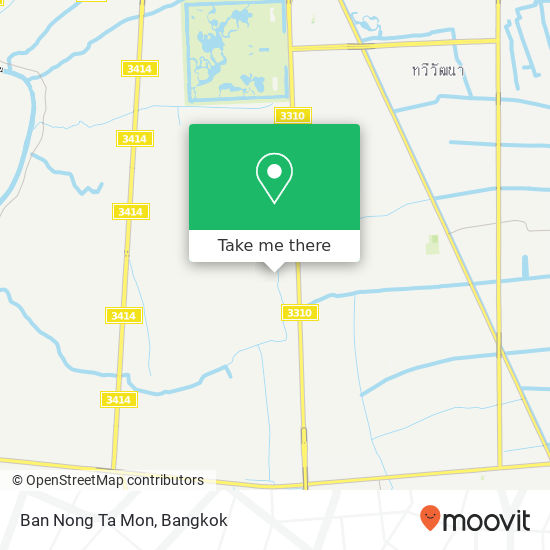 Ban Nong Ta Mon map