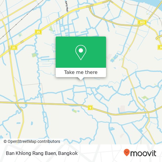 Ban Khlong Rang Baen map
