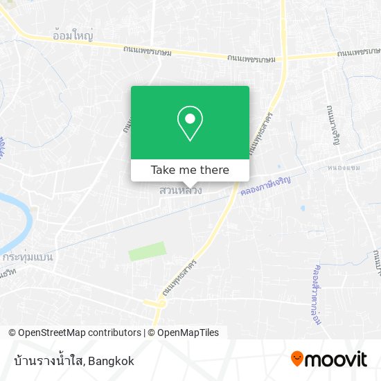 บ้านรางน้ำใส map