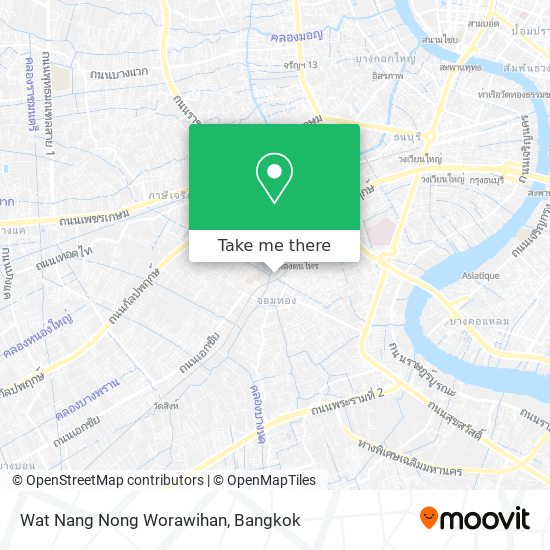 Wat Nang Nong Worawihan map