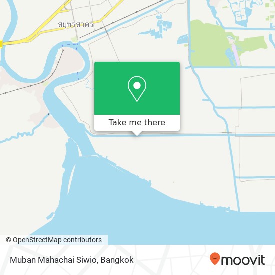 Muban Mahachai Siwio map