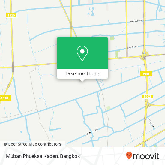 Muban Phueksa Kaden map