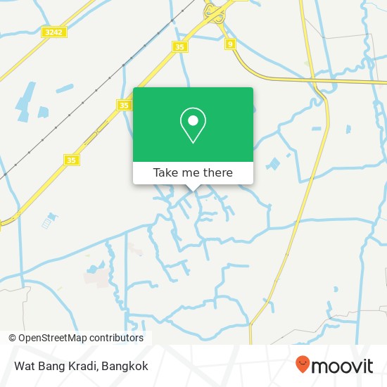 Wat Bang Kradi map