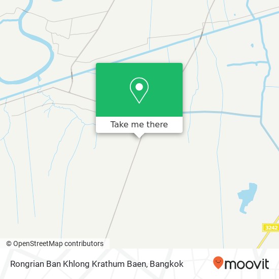 Rongrian Ban Khlong Krathum Baen map