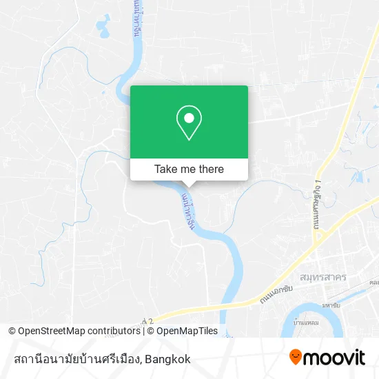 สถานีอนามัยบ้านศรีเมือง map