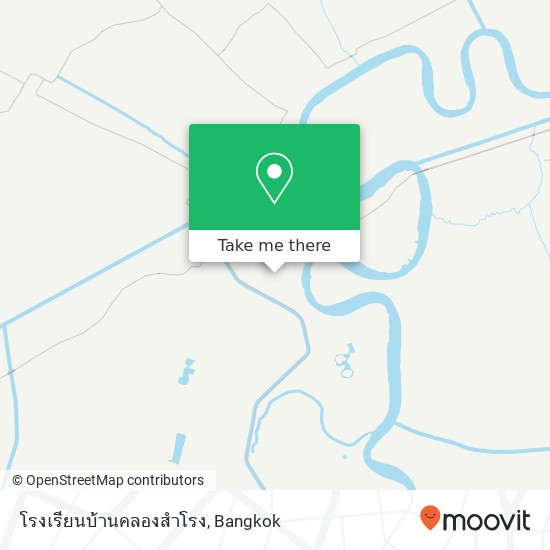 โรงเรียนบ้านคลองสำโรง map