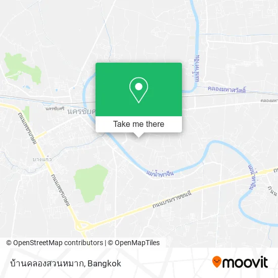 บ้านคลองสวนหมาก map