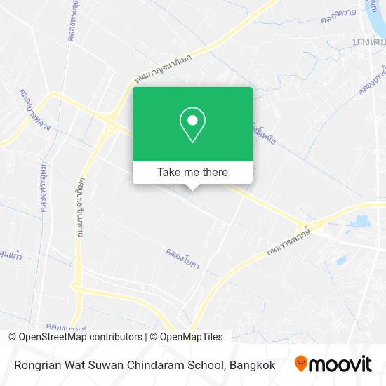 Rongrian Wat Suwan Chindaram School map