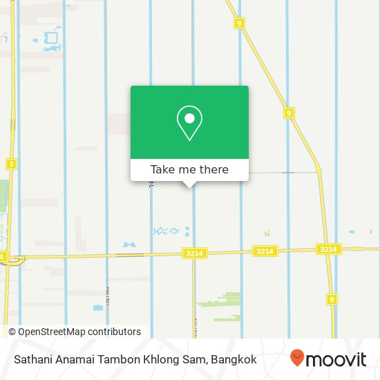 Sathani Anamai Tambon Khlong Sam map
