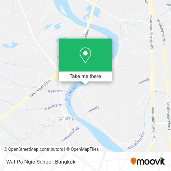 Wat Pa Ngio School map