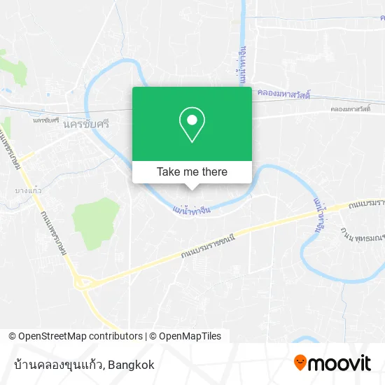 บ้านคลองขุนแก้ว map