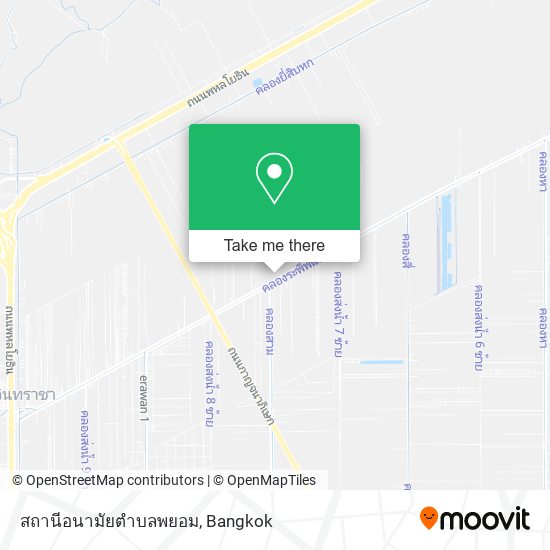 สถานีอนามัยตำบลพยอม map